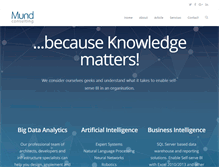 Tablet Screenshot of mund-consulting.com
